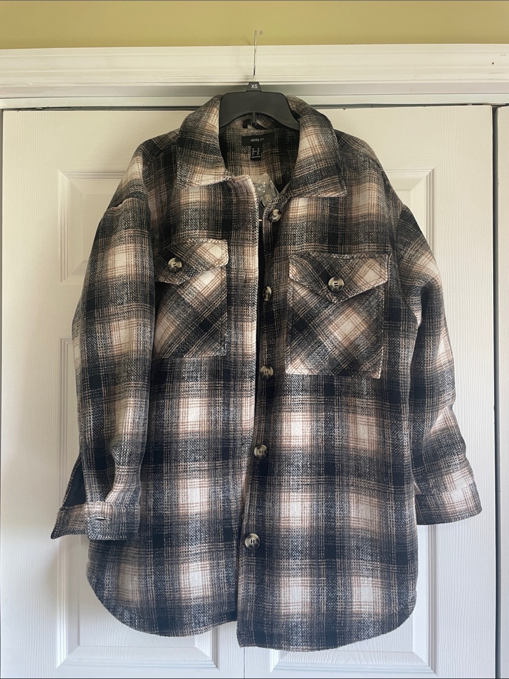 Forever 21 Plus Plaid Jacket/Shacket 3XL NWT